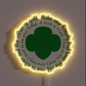 Make New Friends RGB Neon Sign
