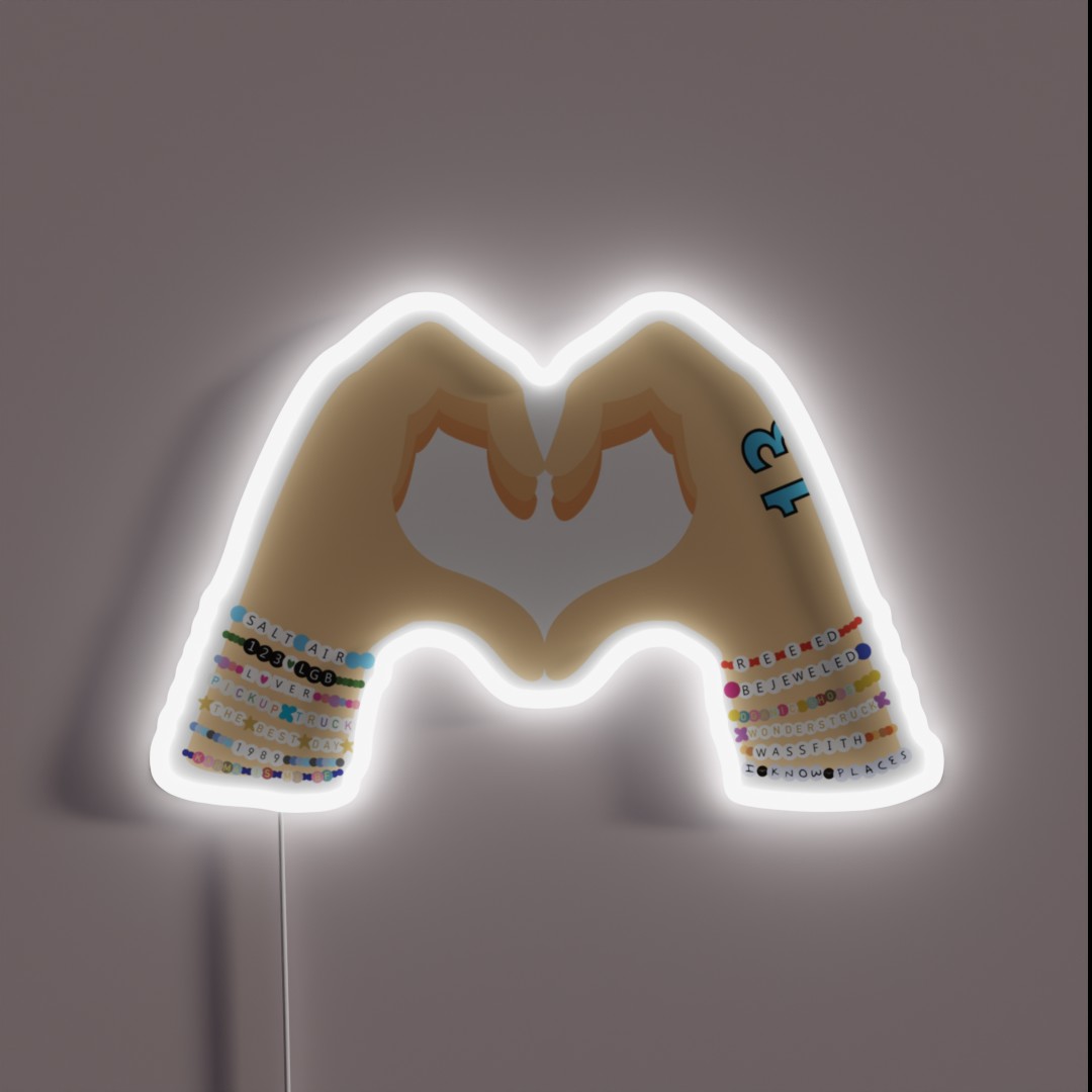 Make The Friendship Bracelets Version 1 RGB Neon Sign Make The Friendship Bracelets Version 1 RGB Neon Sign