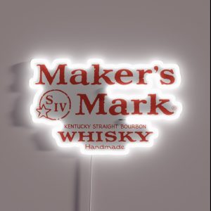 Maker S Mark Bourbon RGB Neon Sign Maker S Mark Bourbon RGB Neon Sign