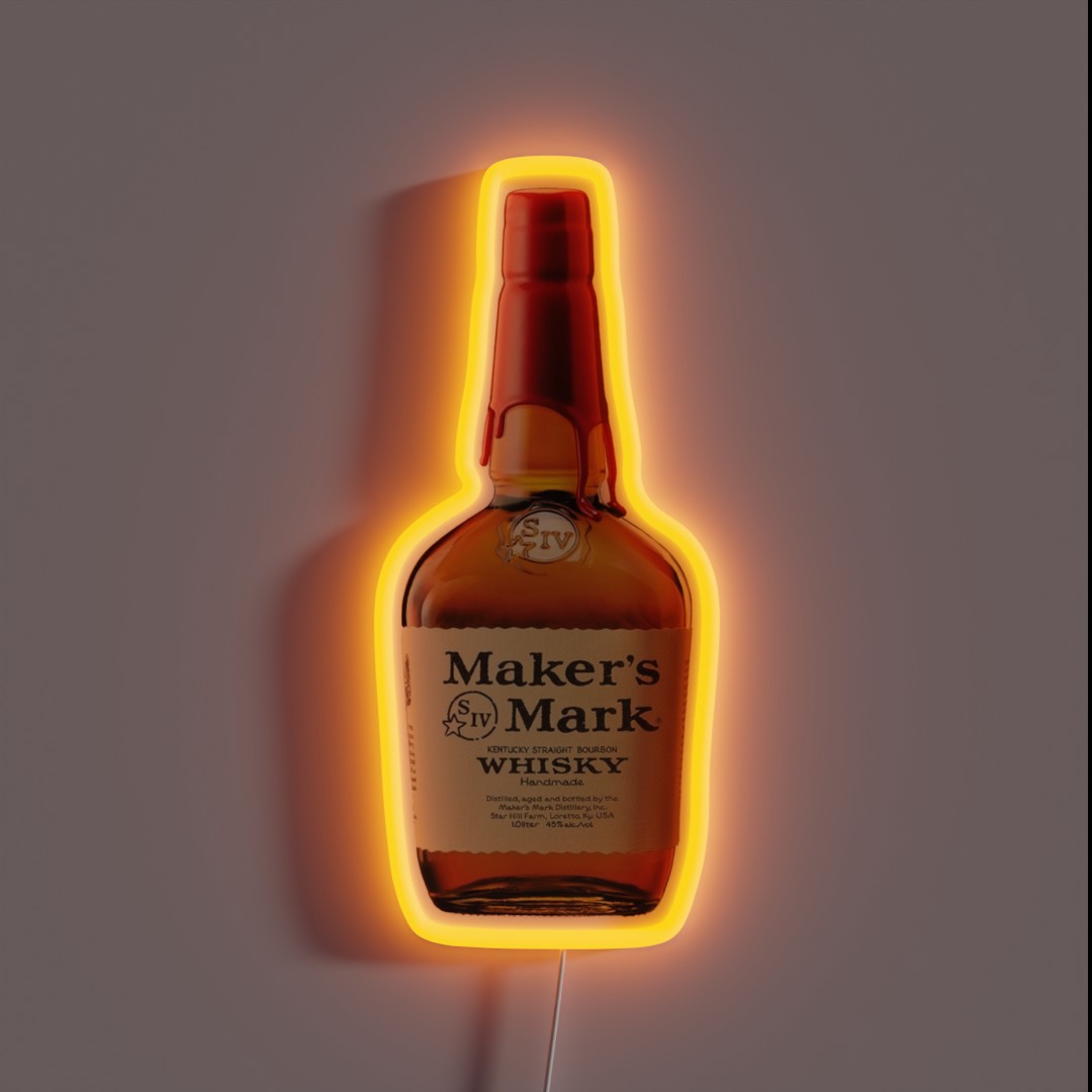 Maker S Mark Whisky RGB Neon Sign Maker S Mark Whisky RGB Neon Sign