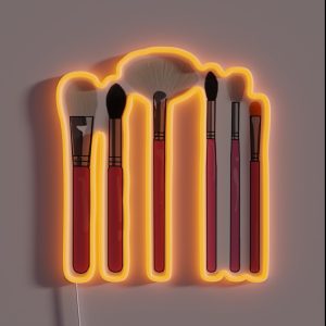 Makeup Brushes RGB Neon Sign