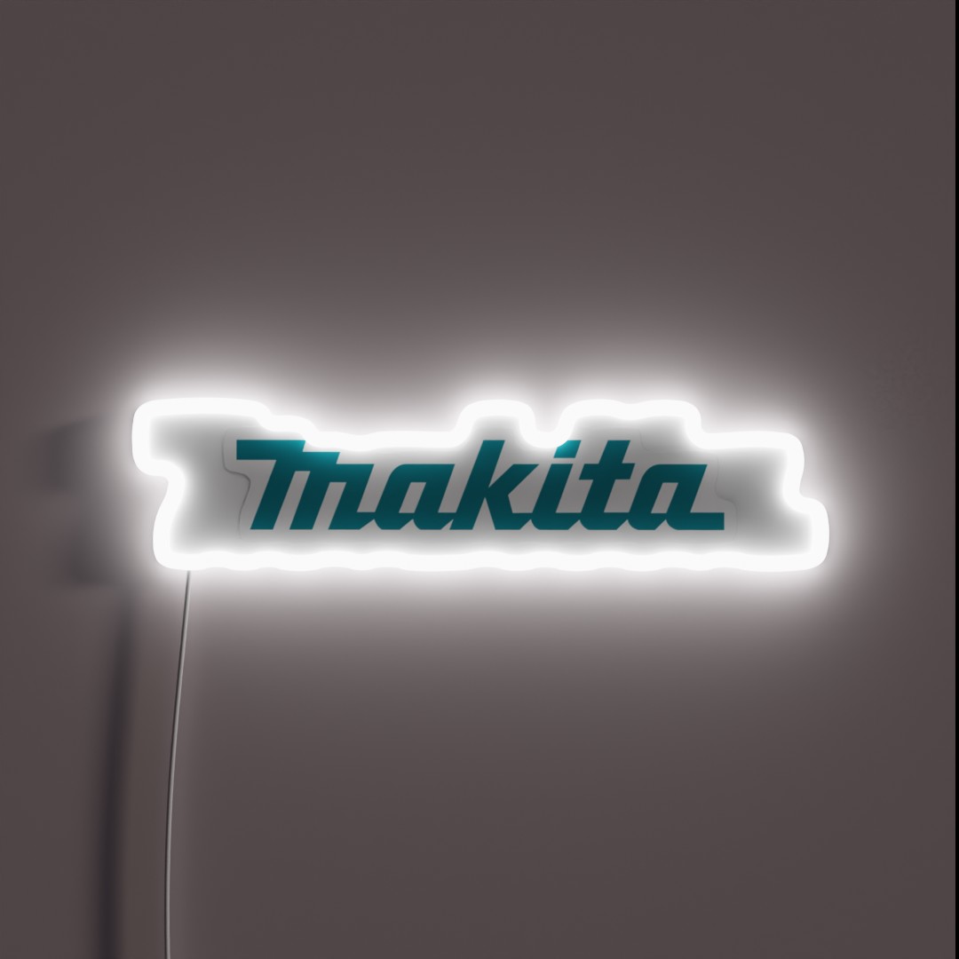Makita Tools Logo 4 RGB Neon Sign Makita Tools Logo 4 RGB Neon Sign