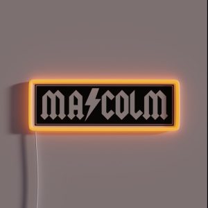 Malcolm Biker Patch RGB Neon Sign