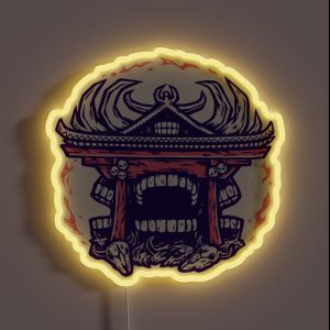 Malevolent Shrine Domain Expansion RGB Neon Sign Malevolent Shrine Domain Expansion RGB Neon Sign