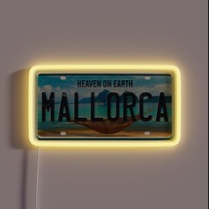 Mallorca Summer Vacation RGB Neon Sign Mallorca Summer Vacation RGB Neon Sign