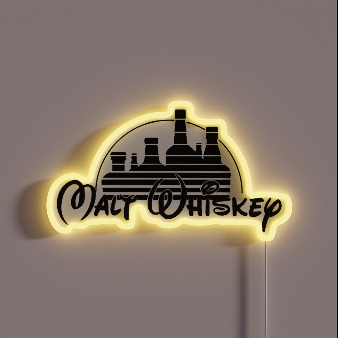 Malt Whiskey RGB Neon Sign Malt Whiskey RGB Neon Sign