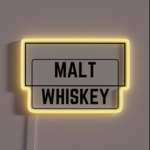 Malt Whiskey RGB Neon Sign