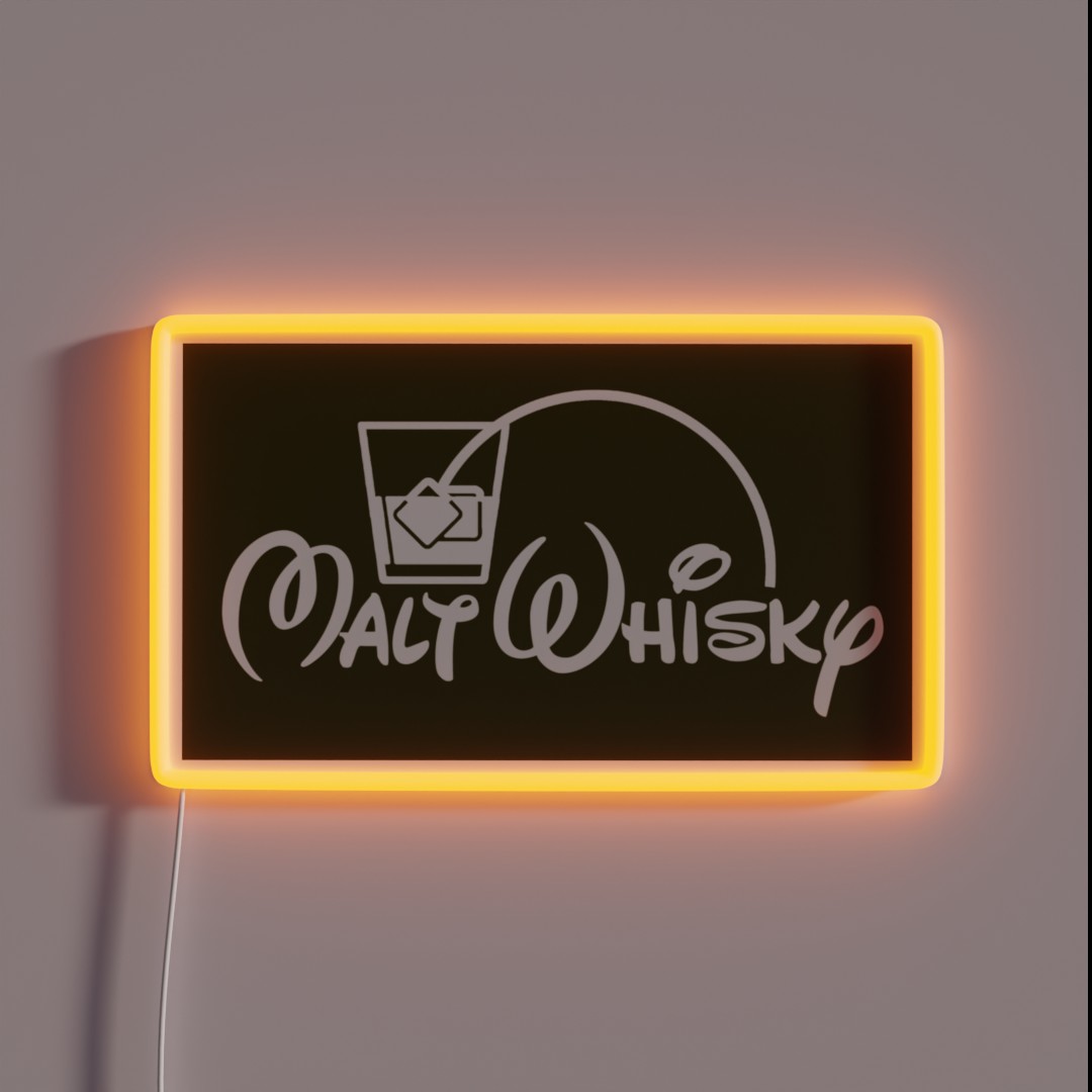Malt Whisky RGB Neon Sign Malt Whisky RGB Neon Sign