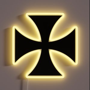 Maltese Cross RGB Neon Sign