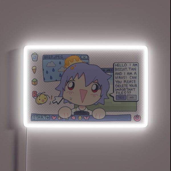 MALWARE TAN RGB Neon Sign