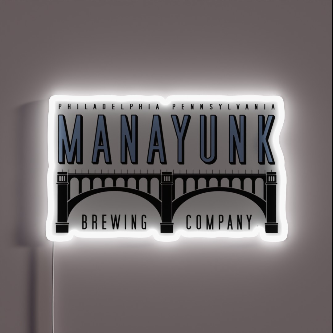 Manayunk Brewing Company RGB Neon Sign Manayunk Brewing Company RGB Neon Sign