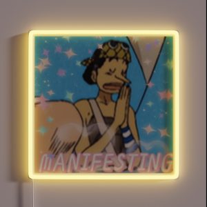 Manifesting Usopp RGB Neon Sign Manifesting Usopp RGB Neon Sign