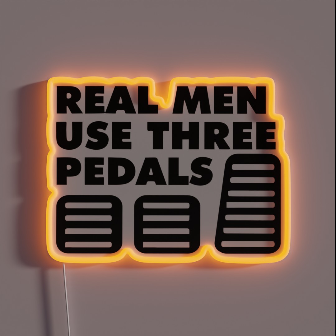 Manual Transmission Sayings RGB Neon Sign Manual Transmission Sayings RGB Neon Sign