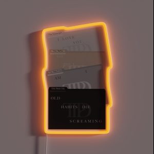 Manuscript Bolter Albatross Black Dog The Tortured Poets Department TTPD RGB Neon Sign Manuscript Bolter Albatross Black Dog The Tortured Poets Department TTPD RGB Neon Sign