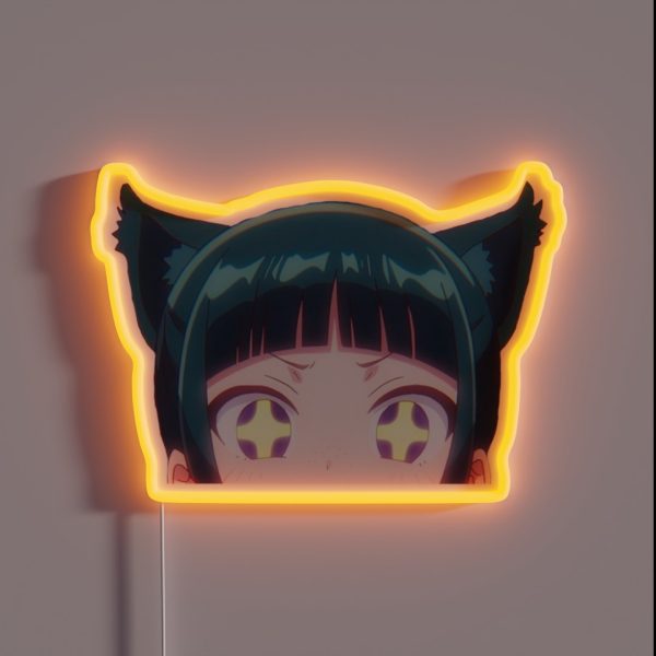 Maomao Shaomao Peeker RGB Neon Sign