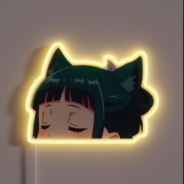 Maomao Shaomao Peeker RGB Neon Sign
