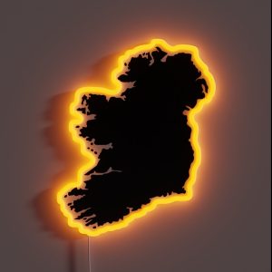 Map Of Ireland RGB Neon Sign Map Of Ireland RGB Neon Sign