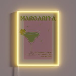 Margarita Cocktail RGB Neon Sign
