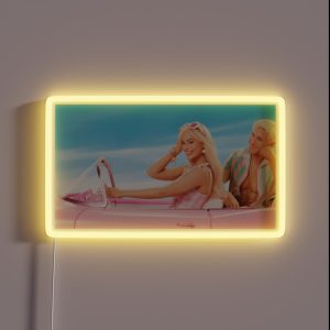 Margot Robbie And Ryan Gosling RGB Neon Sign Margot Robbie And Ryan Gosling RGB Neon Sign
