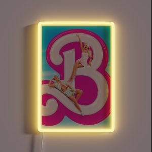 Margot Robbie And Ryan Gosling RGB Neon Sign Margot Robbie And Ryan Gosling RGB Neon Sign