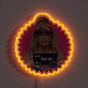 Margot Robbie Barbie 2023 RGB Neon Sign Margot Robbie Barbie 2023 RGB Neon Sign
