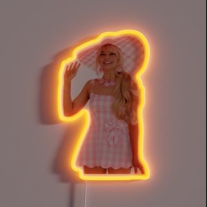 Margot Robbie Barbie RGB Neon Sign