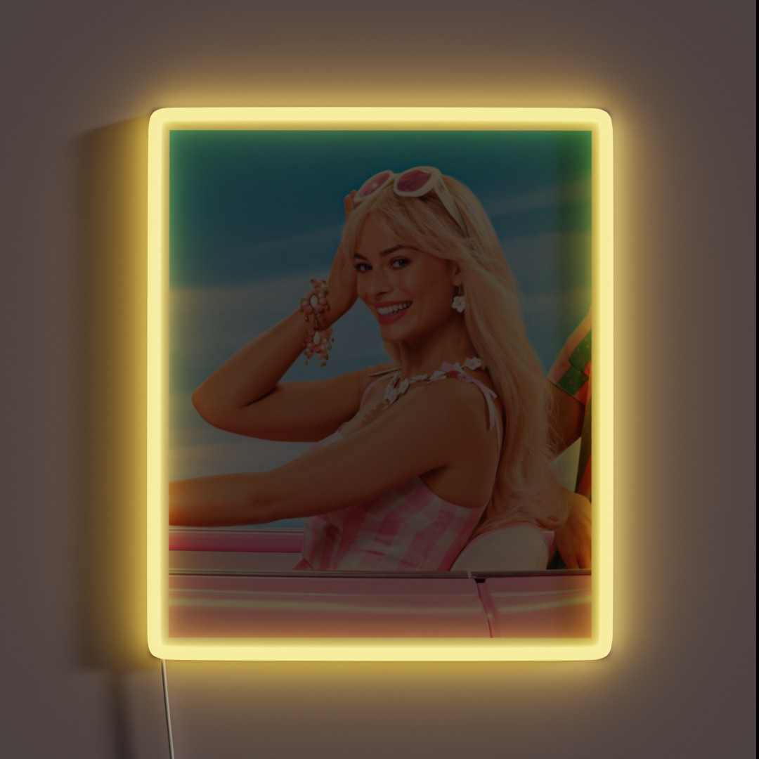 Margot Robbie RGB Neon Sign Margot Robbie RGB Neon Sign