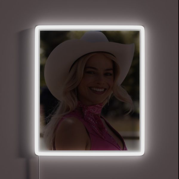 Margot Robbie RGB Neon Sign