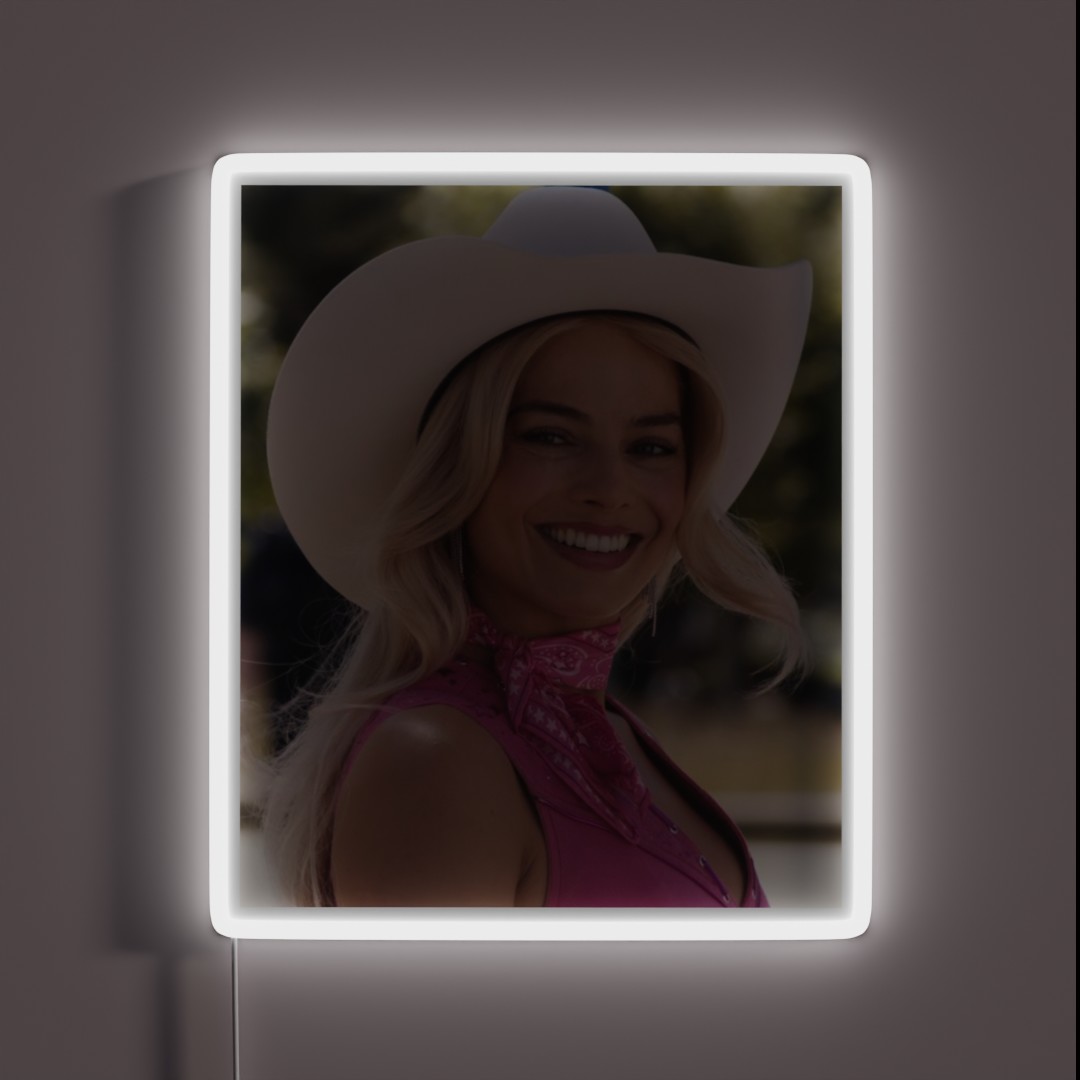 Margot Robbie RGB Neon Sign Margot Robbie RGB Neon Sign