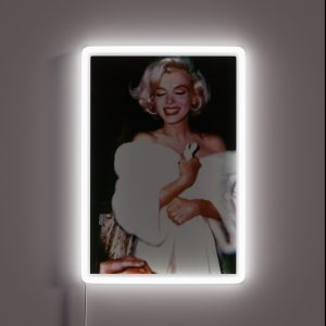 Marilyn Monroe Candid RGB Neon Sign