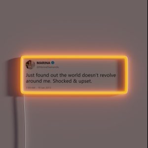 Marina And The Diamonds Tweet RGB Neon Sign