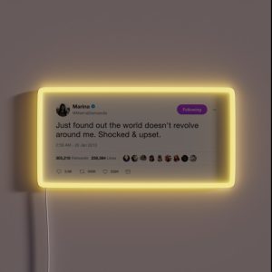 Marina And The Diamonds Tweet RGB Neon Sign Marina And The Diamonds Tweet RGB Neon Sign