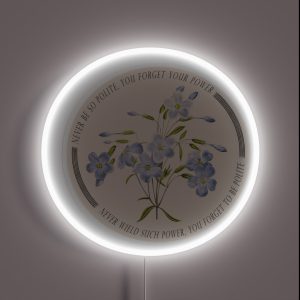 Marjorie Lyrics RGB Neon Sign