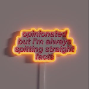 MARK JOPPING OPINIONATED RGB Neon Sign