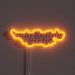 Marketing Girly RGB Neon Sign Marketing Girly RGB Neon Sign