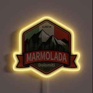 Marmolada Italy RGB Neon Sign