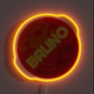 Mars The Red Planet Bruno RGB Neon Sign