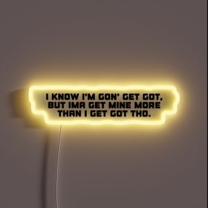 Marshawn Lynch Get Got Quote RGB Neon Sign