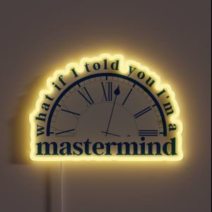 Mastermind Midnights Taylor Swift Clock RGB Neon Sign Mastermind Midnights Taylor Swift Clock RGB Neon Sign