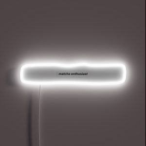 Matcha Enthusiast RGB Neon Sign Matcha Enthusiast RGB Neon Sign