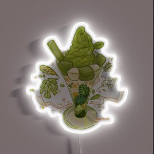 Matcha Icecream RGB Neon Sign Matcha Icecream RGB Neon Sign