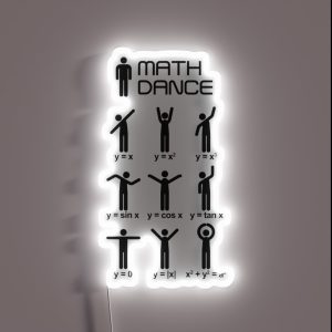 Math Dance RGB Neon Sign Math Dance RGB Neon Sign