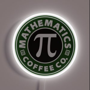Mathematics Coffee Co RGB Neon Sign Mathematics Coffee Co RGB Neon Sign