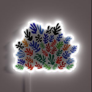 Matisse Floral Pattern 1 RGB Neon Sign