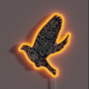 Matthew 26 6 More Than The Birds Dark Teal RGB Neon Sign Matthew 26 6 More Than The Birds Dark Teal RGB Neon Sign