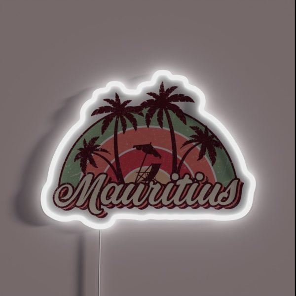 Mauritius Summer Trip RGB Neon Sign