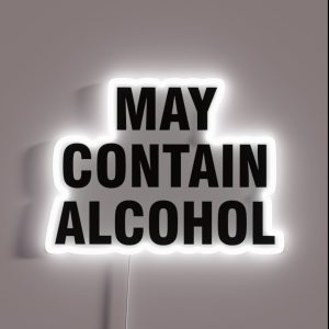 May Contain Alcohol RGB Neon Sign