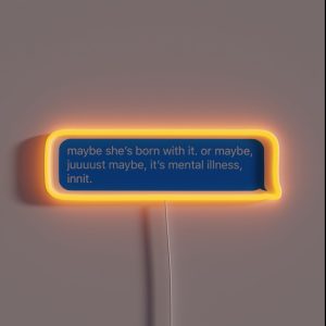 Maybe She S Born With It RGB Neon Sign Maybe She S Born With It RGB Neon Sign