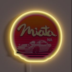 Mazda Miata MX 5 NA Emblem RGB Neon Sign