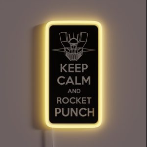 Mazinger Keep Calm RGB Neon Sign